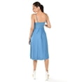 thumbnail image 3 of Vestido denim con detalle deshilachado Roman Fashion /Juvenil, 30736 (Mezclilla tono medio) azul G, 3 of 5