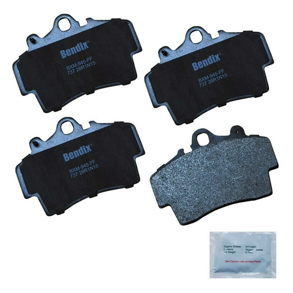 Bendix Brakes Disc Brake Pad Set Fits select: 1997-2008 PORSCHE BOXSTER, 2007-2008 PORSCHE CAYMAN