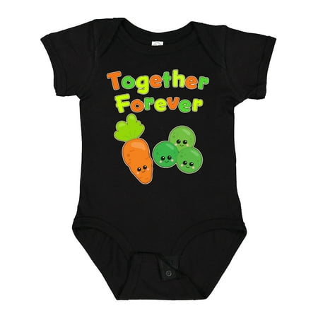 

Inktastic Together Forever- Peas and Carrots Gift Baby Boy or Baby Girl Bodysuit