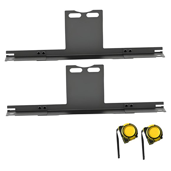 Juego de 2 herramientas de alineación de ruedas, placa de alineación de convergencia, acero al carbono, accesorios, fácil instalación profesional, con