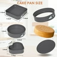 ENLOY Springform Pan Set of 3 Nonstick Cheese Cake Pans, Leakproof ...