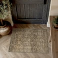thumbnail image 6 of BERTHMEER 2'x3' Small Area Rugs for Doorway Bedroom Entryway Kitchen Dorm Entrance Vintage Non Slip Washable Oriental Traditional Floral Rugs,Golden Brown, 6 of 6