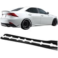 thumbnail image 4 of IKON MOTORSPORTS, Side Skirts Compatible with 2014-2020 Lexus IS250 IS300 IS350, AR Style PP Matte Black Side Extensions Line Protector, 4 of 4