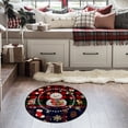 thumbnail image 2 of Christmas Decor,Festive Themed Wool Carpet Soft Cozy Area Rug For Home Living Room Bedroom Holiday Celebration, 2 of 5