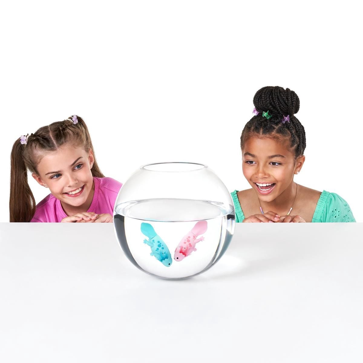 Pets Alive Axolotls Electronic Robot Toy (Pink), Swimming Bath & Pool Toy by ZURU