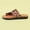 Brown, variant on Womens under $10 2026 ! asdoklhq Slippers for Women Indoor and Outdoor,Summer Daily British Style Leisure One-line Plus Size Women's Flat Slippers