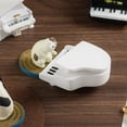 thumbnail image 3 of OIUR Piano And Cat Figurine Resin Piano Player Cat Ornament Tabletop Cartoon Cat Sculpture for Home Office Desk Bookshelf Decoration, 3 of 7