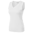 thumbnail image 2 of FashionOutfit Women's VISCOSE Solid Office Soft Stretch Sleeveless Knit Vest Top, 2 of 3