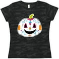 thumbnail image 3 of Inktastic Day Of The Dead Pumpkin Women's T-Shirt, 3 of 5