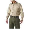thumbnail image 3 of 5.11 Work Gear Men's Twill PDU Class B Long Sleeve Shirt, Polycotton, Teflon Finish, Silver Tan, Large, Tall, Style 72345, 3 of 7