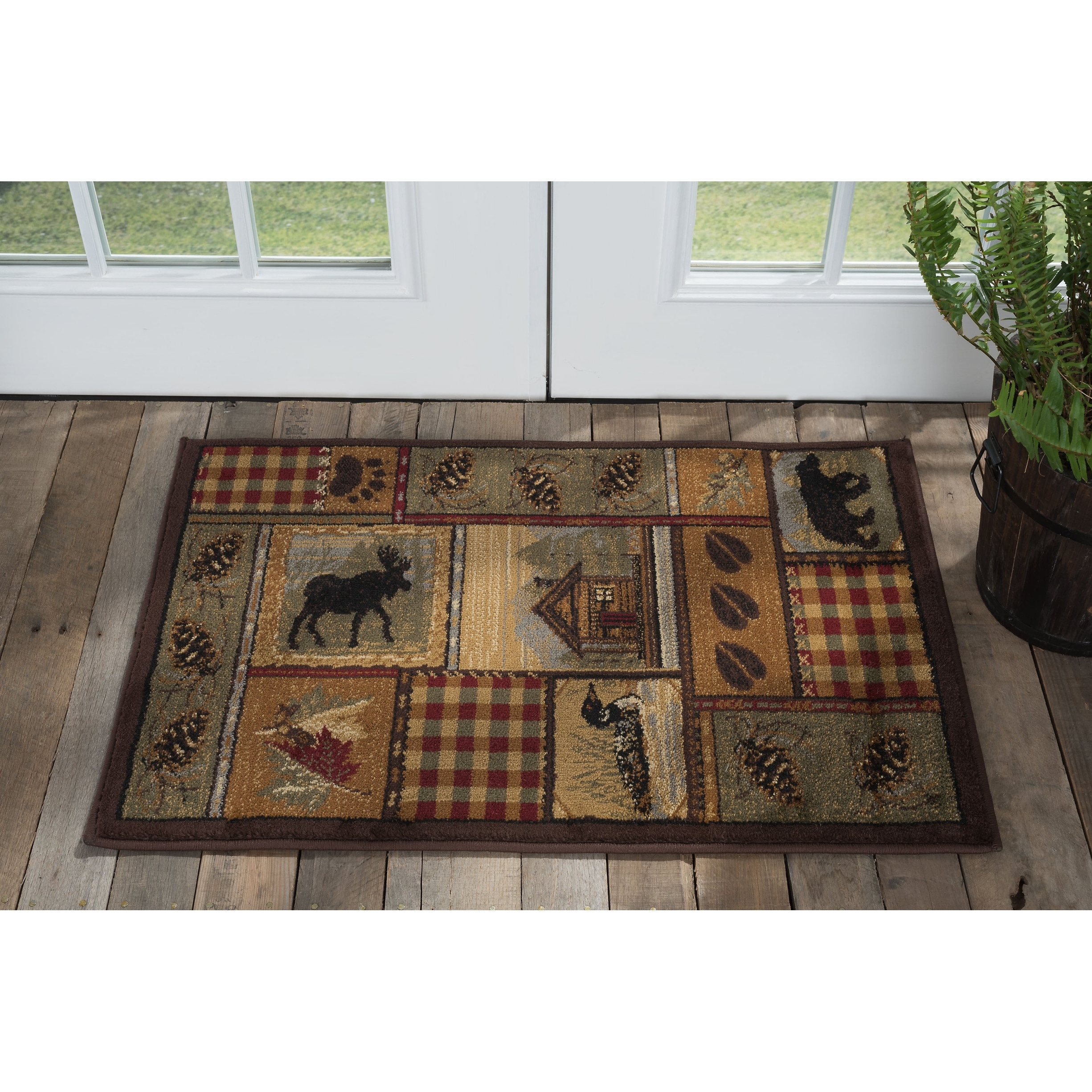 Alise Rugs Area Rug & Runner - Lodge Cabin Farmhouse Rugs for Living ...