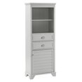 thumbnail image 1 of Crosley Lydia Tall Bathroom Cabinet in Gray, 1 of 14