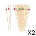 thumbnail image 1 of Palillos de cóctel de bambú Soledad 100 piezas navideños, 1 of 10