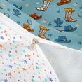 thumbnail image 4 of meiyoeat Blue Cowboy Cactus Bedding For Boys,Western Animal Pattern Duvet Cover Full,Reversible,3-Piece,1 Duvet Cover and 2 Pillowcases, 4 of 6