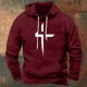 thumbnail image 1 of Sudadera con capucha para hombre, estilo casual, con estampado de la antigua Grecia, para deportes, blusa de poliéster., 1 of 3