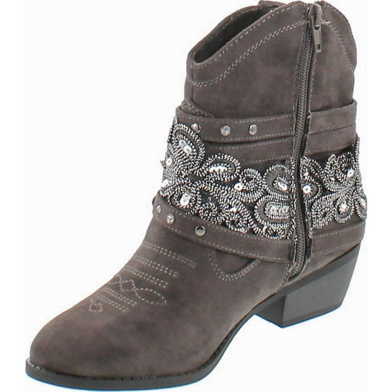 Midas black top ankle boots