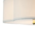 thumbnail image 4 of C Cattleya 2-Light White Linen Flush Mount with Acrylic diffuser, 4 of 6