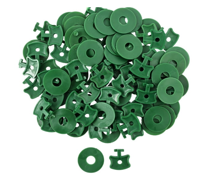 200 Pieces Greenhouse Twist Clips Plastic Greenhouse Fixing Clips and Washers Greenhouse Extender Corner Clips for Fixing Shading Insulation Netting Greenhouse Accessories