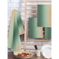 thumbnail image 2 of Sage Green Yellow Ombre Kitchen Dish Towels for Drying Dishes Set of 4, Farmhouse Modern Gradient Art Waffle Weave Microfiber Hand Tea Bathroom Towels Quick Dry & Absorbent Towel 15.7x23.6, 2 of 7