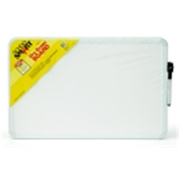 School Smart 11 x 17 in. Dry Erase Board Black Frame Horizontal And