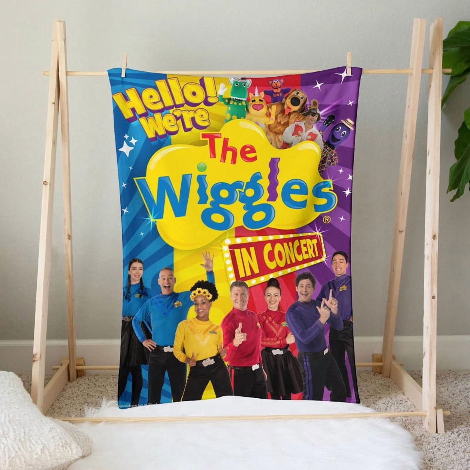 the wiggles Anti Pilling Flannel Blanket Gifts for Fans Lover Girls Boys Women Present Hoodie Him Bed 30"x40"