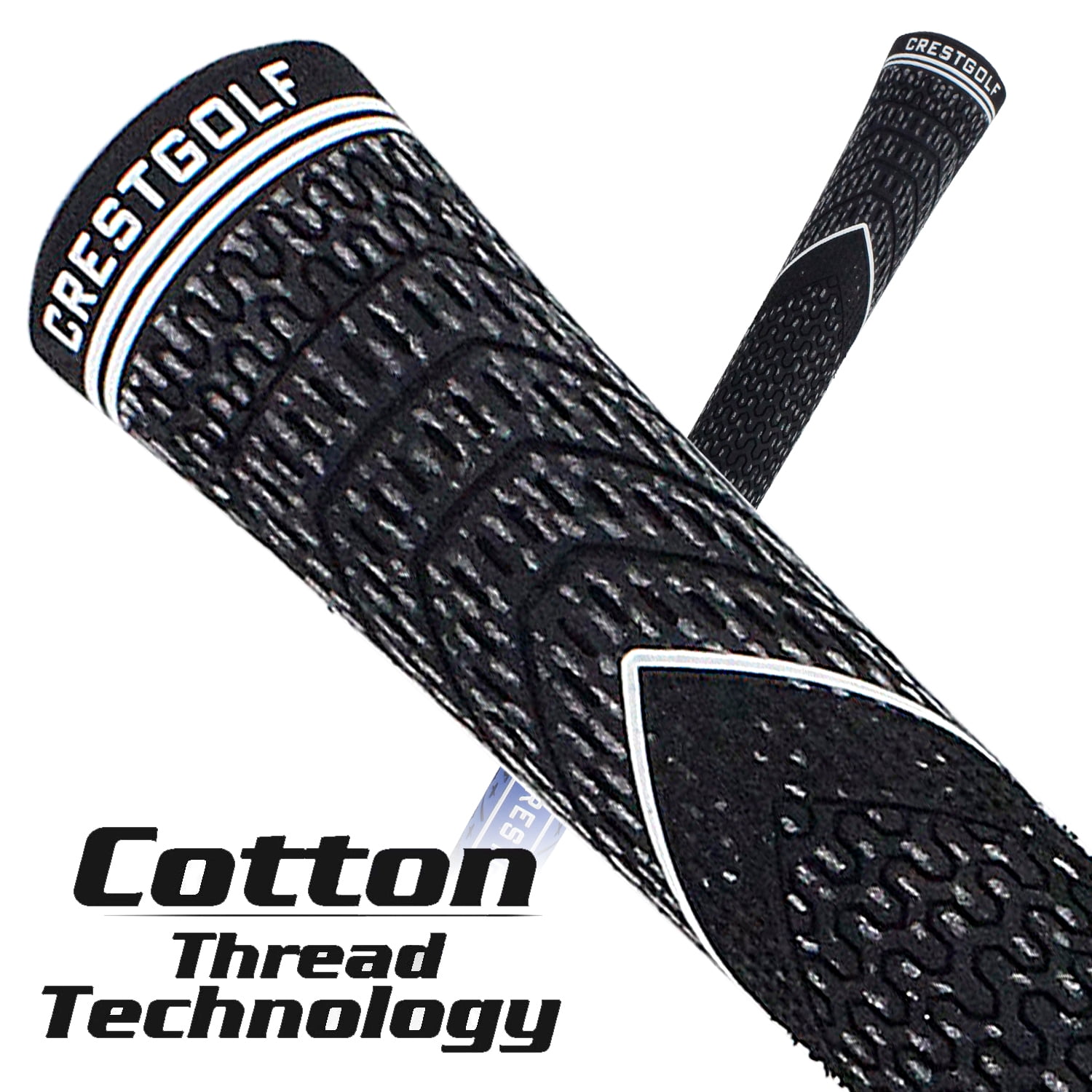 Crestgolf Golf Grips 13pcs All Weather Performance Golf Club Grips  Thread Technology Rubber Combine with Carbon Yard