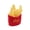Fries, variant on SPRING PARK Plush Squeaker Dog Toy The Fries Hamburger Ice Cream Foodie Pup