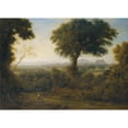 thumbnail image 3 of Alexander Nasmyth 18x14 Black Modern Framed Museum Art Print Titled - A View of Edinburgh from Corstophine Hill, 3 of 5