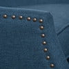 thumbnail image 6 of GDF Studio Weyland Contemporary Fabric Pushback Recliner, Set of 2, Navy Blue and Dark Brown, 6 of 13