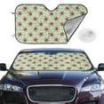 thumbnail image 2 of Kdxio Lilies Flowers Print Windshield Sun Shade,UV Rays and Sun Heat Protection,Sunshade for Car Windshield,Car Shade Front Windshield - Medium, 2 of 6