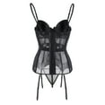 thumbnail image 3 of Mujeres Floral Overbust Corset Bustier Lencería Top Gothic Shapewear Ropa interior sexy Fridja nalpqowj30544, 3 of 4