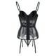 thumbnail image 3 of Mujeres Floral Overbust Corset Bustier Lencería Top Gothic Shapewear Ropa interior sexy Fridja nalpqowj30546, 3 of 4