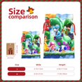 thumbnail image 3 of Yiaed Mario Print Christmas Small Burlap Bags with Drawstring, Burlap Gift Bags Christmas Linen Treat Sacks Gift Wrapping Bags Xmas Holiday Party-Medium, 3 of 7