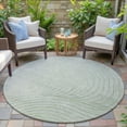 thumbnail image 3 of Dalyn Rugs Machine Washable Indoor/Outdoor Chantille ACN2107 Aloe 8' x 8' Round Rug, 3 of 7