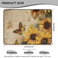 thumbnail image 7 of DISNIMO Trunk Mat for SUV Sunflower Butterfly Print All Weather Cargo Liner Non-Slip Scratch-Proof Dog Trunk Liner Universal Size Protection Mat for SUV Truck Sedan, 7 of 7
