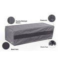thumbnail image 4 of Covermates Outdoor Ottoman Cover - 32"W x 24"L x 18"H, 300D Polyester, All-Weather, 4 of 8