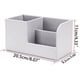 thumbnail image 2 of Organizador de escritorio PU Leder 3 fach Vhermosa MZQ-0060 Blanco, 2 of 7