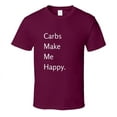 thumbnail image 6 of Foodie Statement T-Shirt - Carbs Make Me Happy, 6 of 8