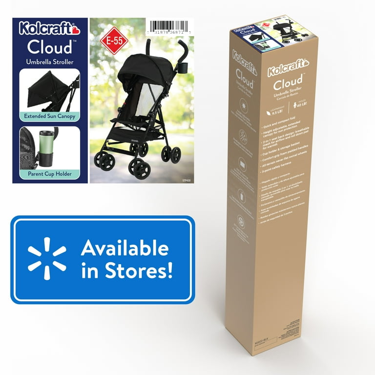 Kolcraft Cloud Lightweight Foldable Umbrella Stroller for Baby