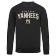 thumbnail image 2 of Men's Levelwear Black New York Yankees Zane Team Arch Pullover Sweatshirt, 2 of 3