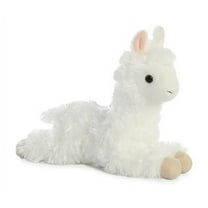 Aurora - Small White Mini Flopsie - 9" Ansy Alpaca - Adorable Stuffed Animal