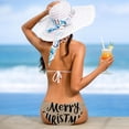thumbnail image 5 of Christmas Font Swimsuit Women Bikini Set with Detachable Sponge & Adjustable Strap, Two-Pack Ideal for Beach & Pool Parties, 5 of 6
