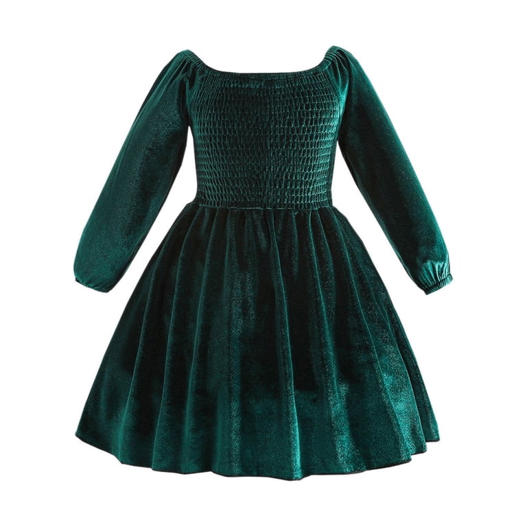 velvet skater dress green Stretch Velvet Bardot Skater Dress Red / M main image 0
