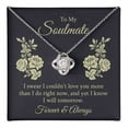 thumbnail image 4 of To My Soulmate, Couldn't Love You More Love Knot Necklace | To Wife | To Girlfriend, 4 of 6