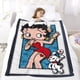 thumbnail image 5 of Betty Boop (2) - Betty Boop (2) anti-pilling, suave, ligera, esponjosa y acogedora de lujo para hogar y cocina – Perfecta para niños y adultos,200X150cm, 5 of 6