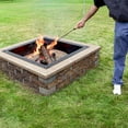 thumbnail image 5 of Sunnydaze Traditional Steel Fire Pit Poker with Wood Handle, 5 of 7
