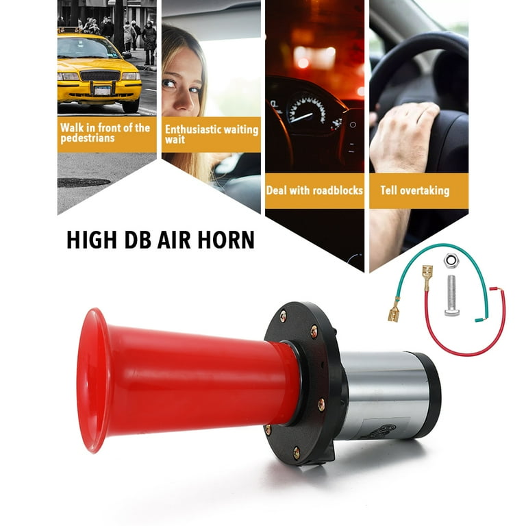 Carrfan 12V Vintage OOGA AHOOGA Classical Car Horn for Ford Model Antique Old Style 110db