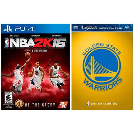 NBA 2K16 Game with Choice of NBA Champion Movie Bundle