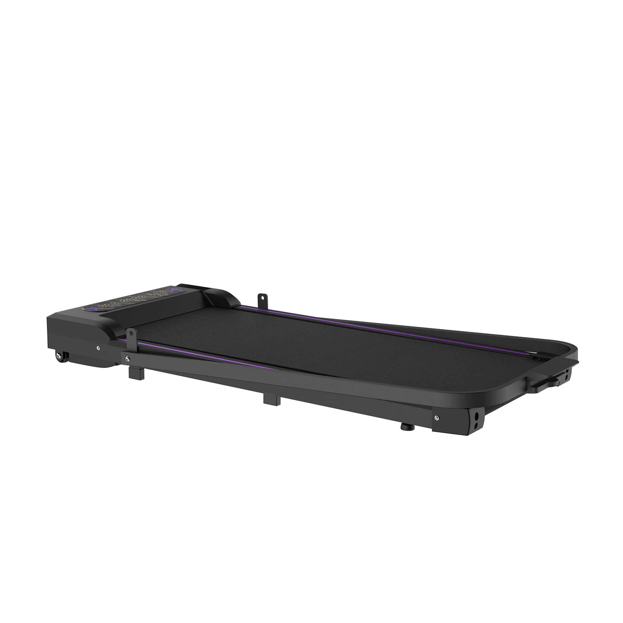 Under Desk Treadmill, 2 in 1 Portable Walking Pad with Remote Control, 2.5HP Quiet Motor, 0.5-5 MPH, LED Display, Compact Treadmill for Home Office Walking Jogging, Black