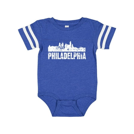 

Inktastic Philadelphia Skyline Grunge Gift Baby Boy or Baby Girl Bodysuit